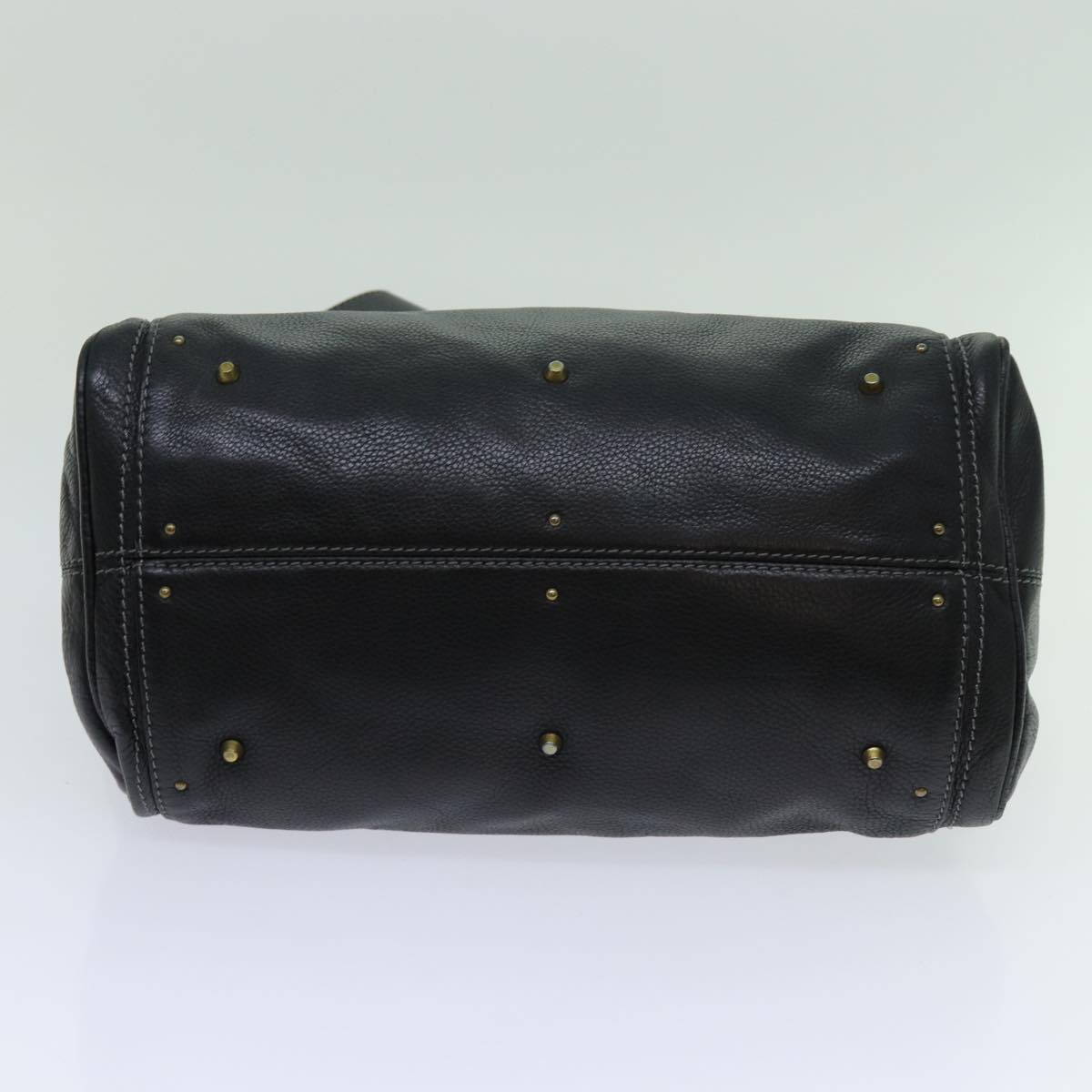 Chloe Paddington Hand Bag Leather 2way Black 70392