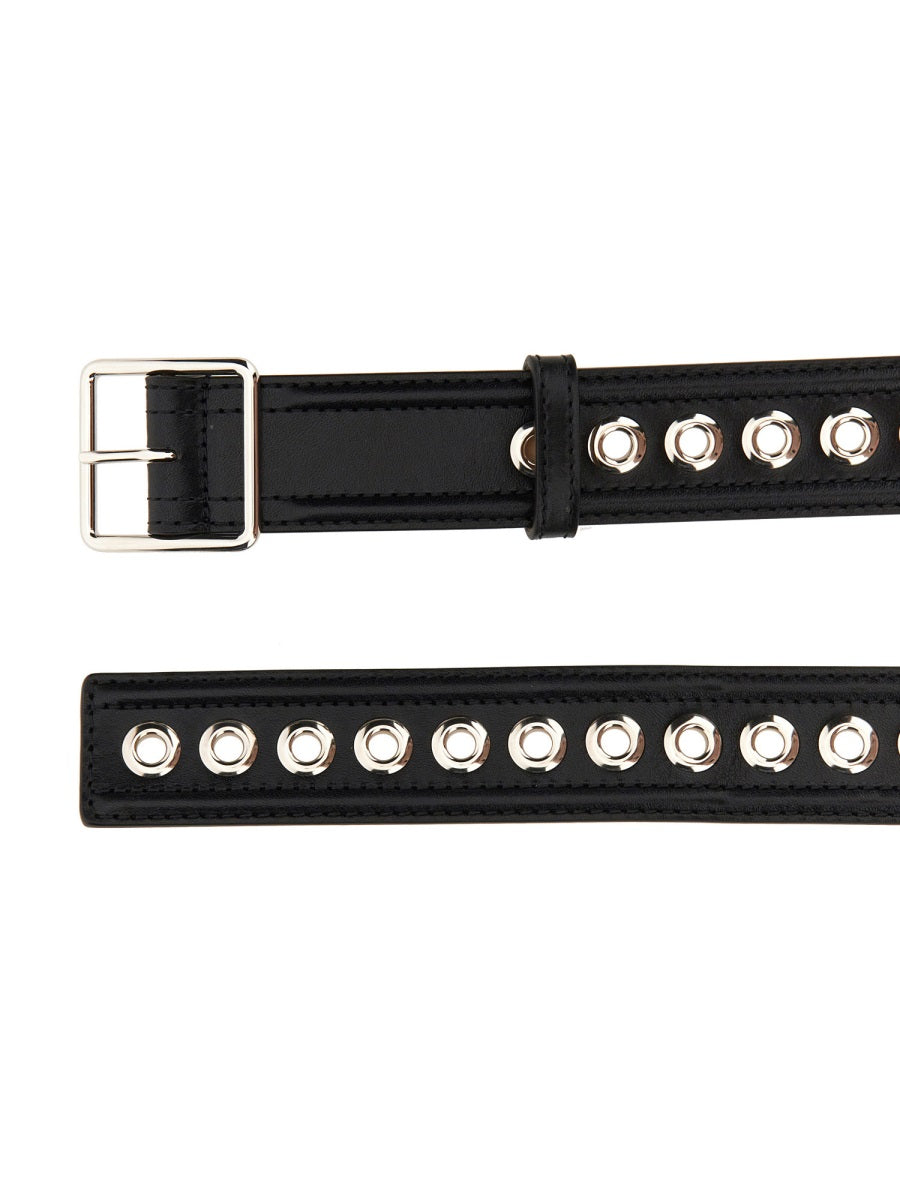 Alexander Mcqueen Women Medium Belt With Eyelets