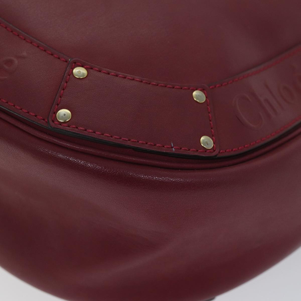 Chloe Shoulder Bag Leather Pink 70409