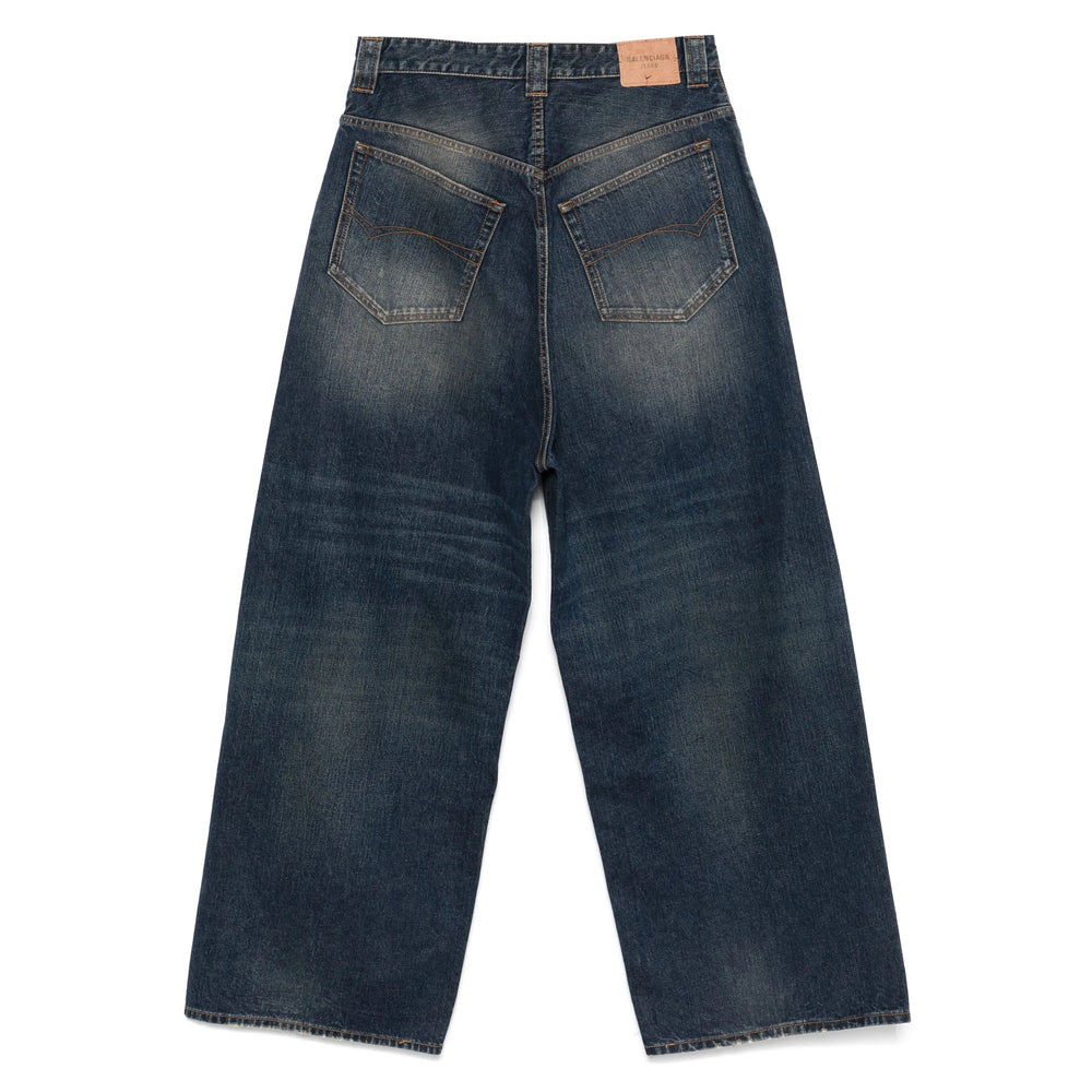 Balenciaga Blue Denim - Wide-Leg Jeans Men