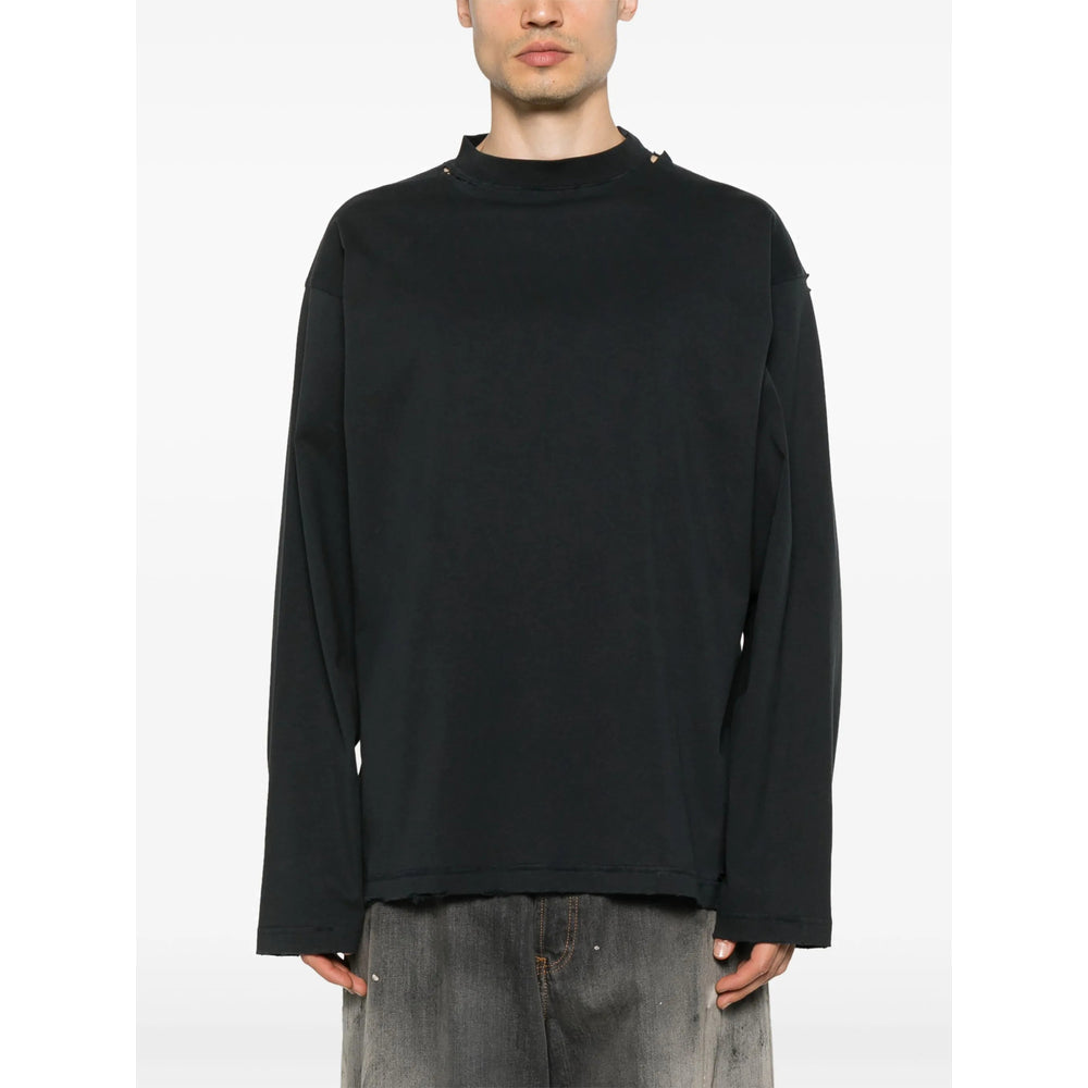 Balenciaga Black T-Shirts & Vests - T-Shirts Men