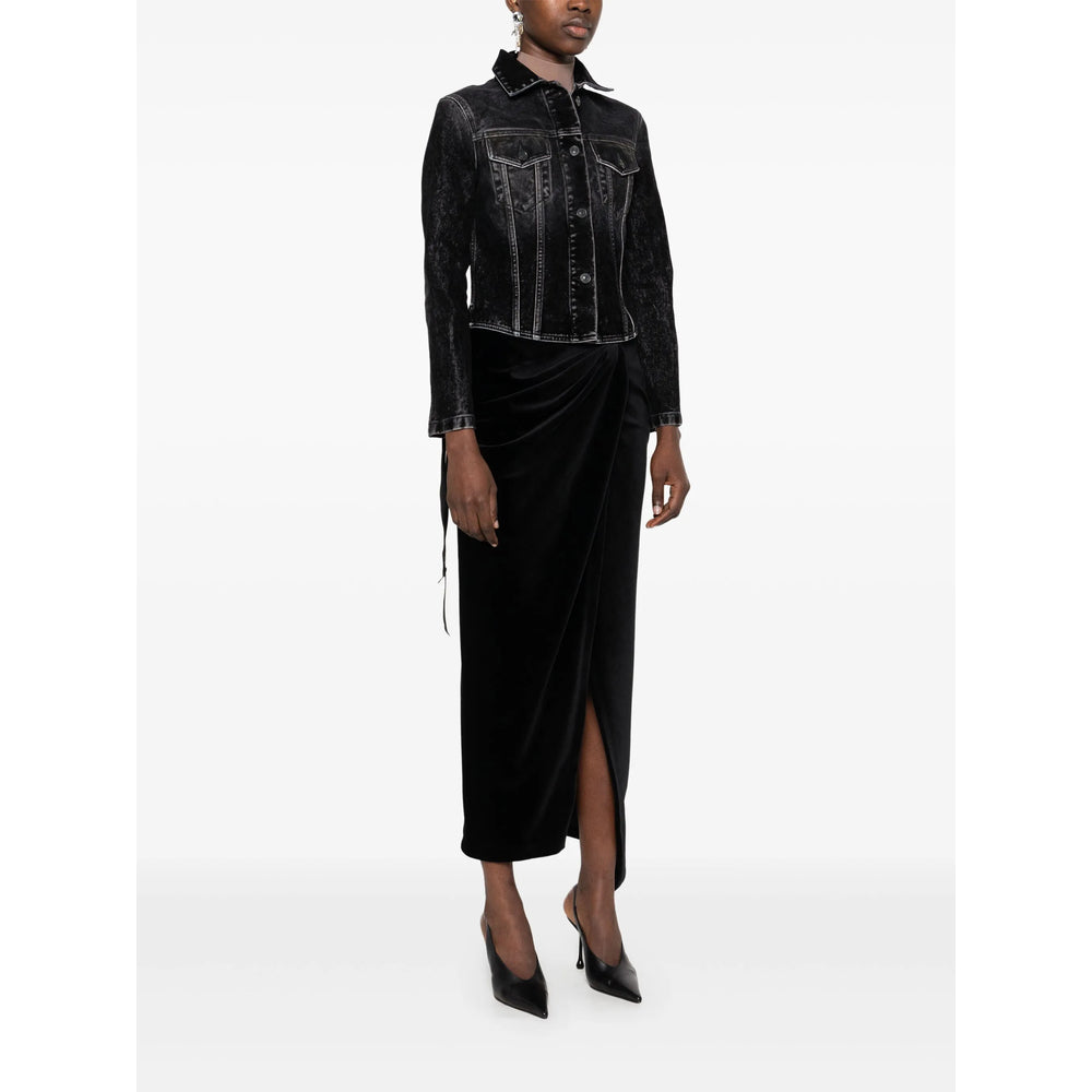 Balenciaga Black Jackets - Denim Jackets Women