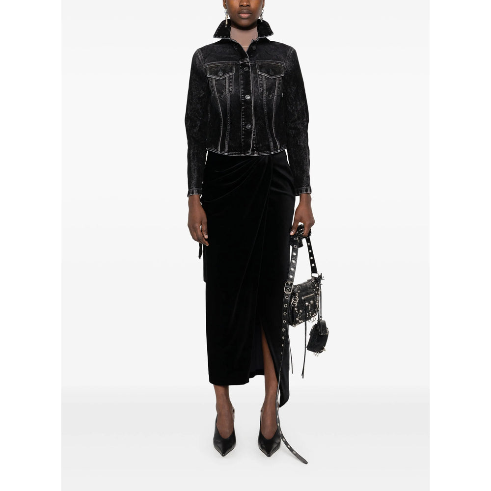 Balenciaga Black Jackets - Denim Jackets Women