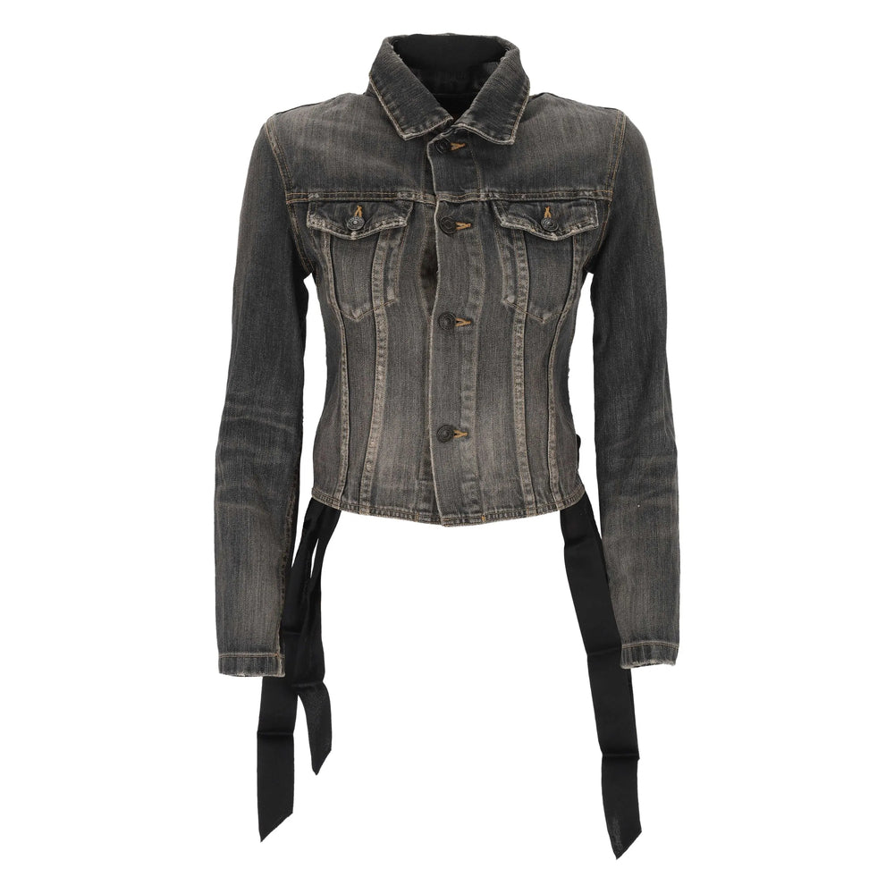 Balenciaga Grey Jackets - Denim Jackets Women