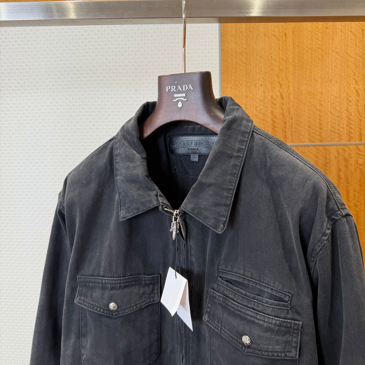 CHROME H DENIM JACKET