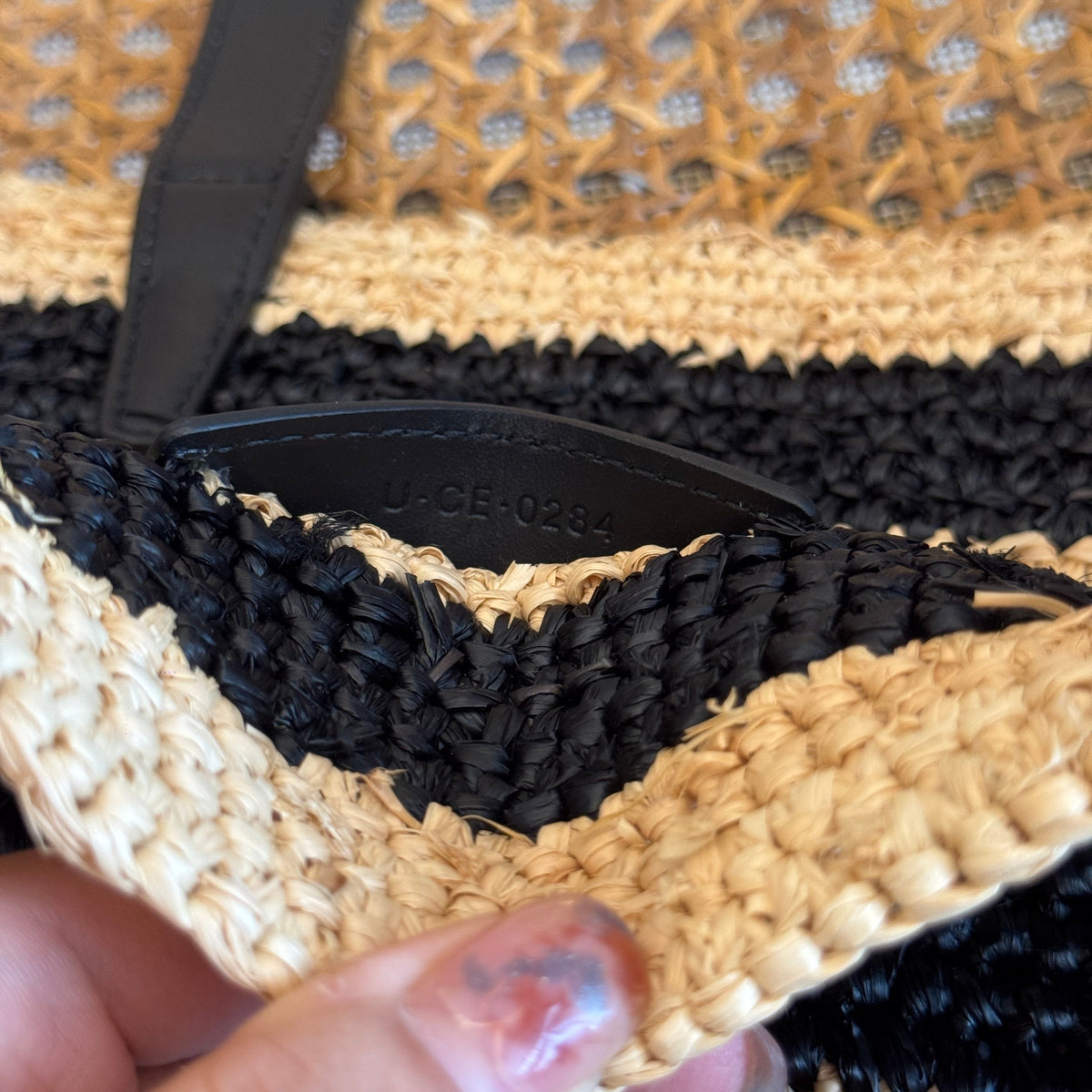 CEL STRIPED COUFFIN PANIER BAG
