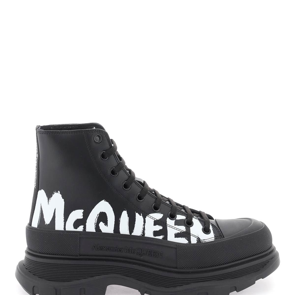 'TREAD SLICK GRAFFITI' ANKLE BOOTS