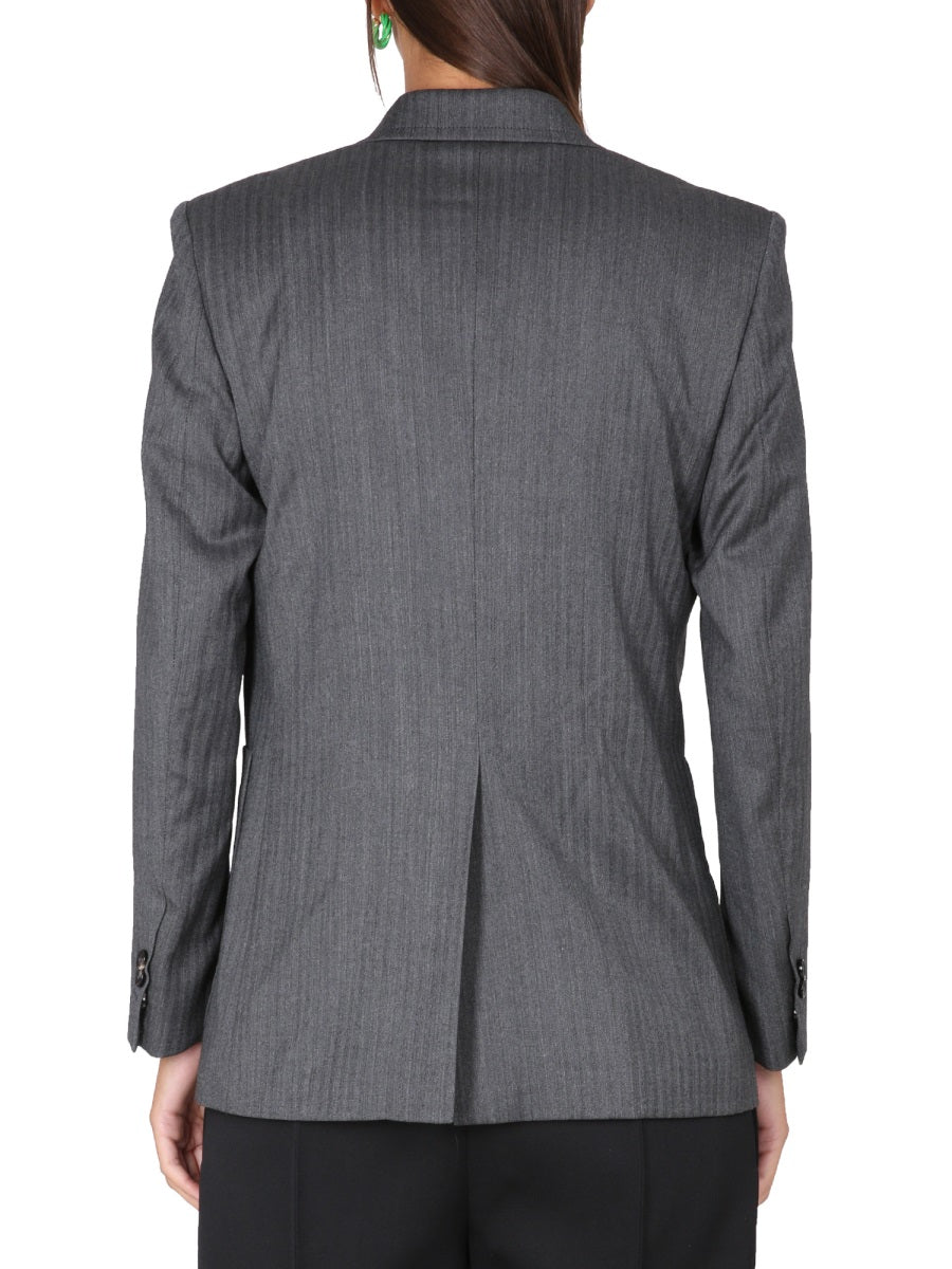 Bottega Veneta Women Chevron Pattern Jacket