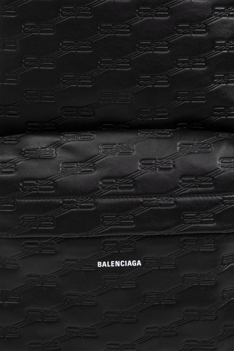 BALENCIAGA Signature M Leather Backpack - 46cm x 33cm x 14cm