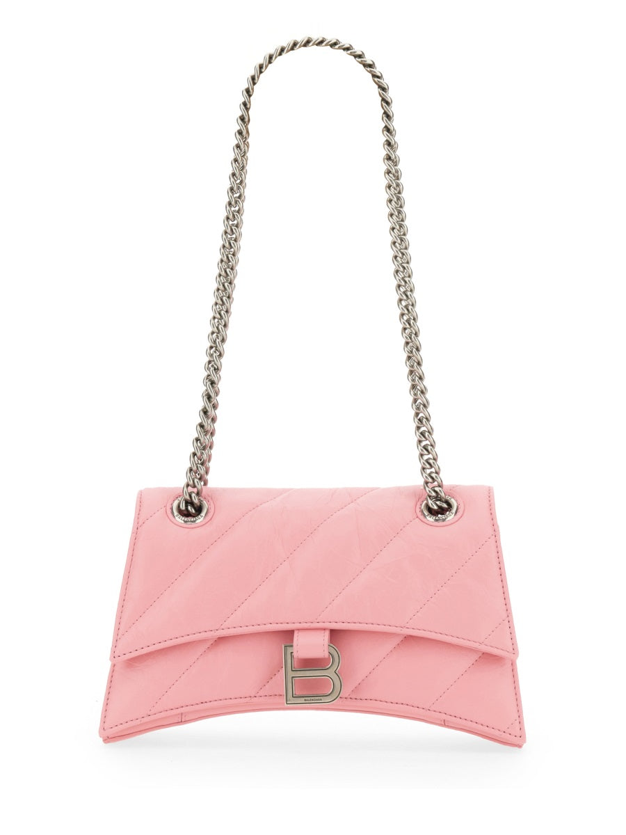 BALENCIAGA Mini Crush Adjustable Chain Shoulder Bag