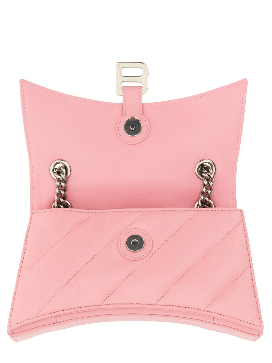 BALENCIAGA Mini Crush Adjustable Chain Shoulder Bag