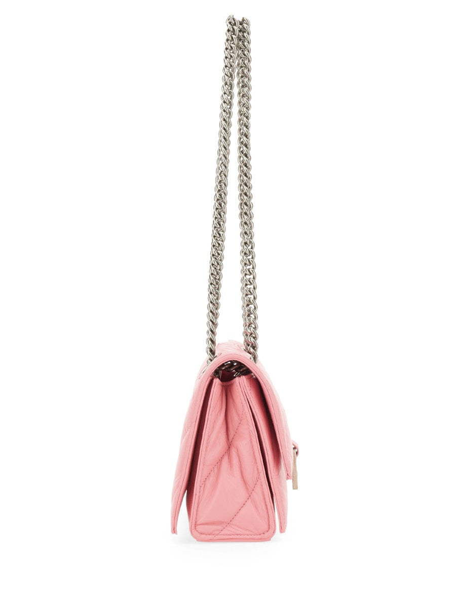 BALENCIAGA Mini Crush Adjustable Chain Shoulder Bag