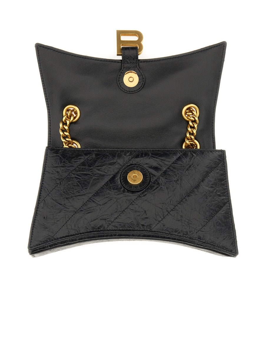 BALENCIAGA Mini Crush Adjustable Chain Shoulder Bag