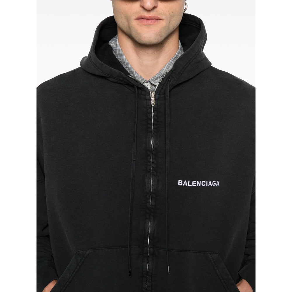 Balenciaga Black Sweaters & Knitwear - Hoodies Men