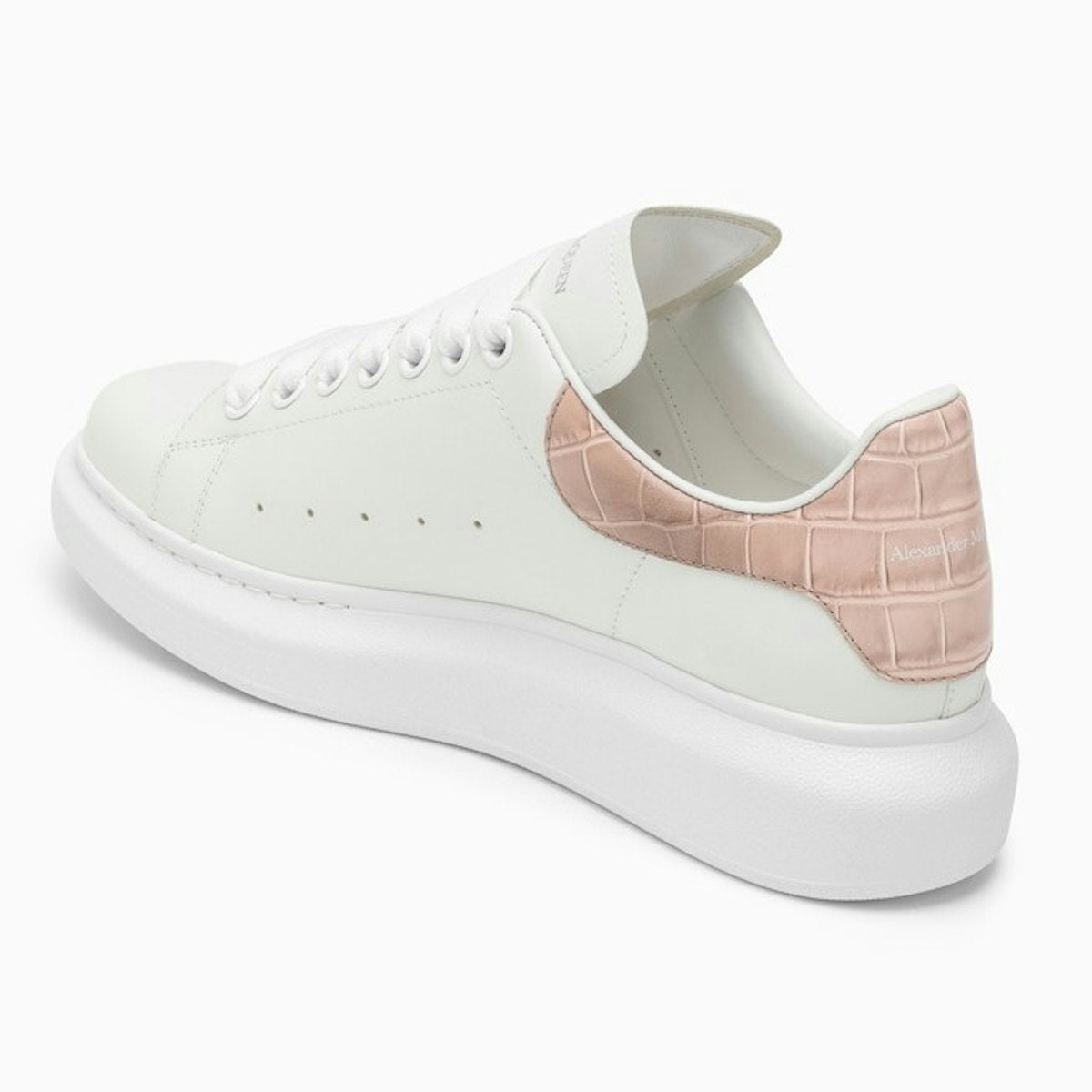 WHITE AND CLAY OVERSIZED SNEAKERS