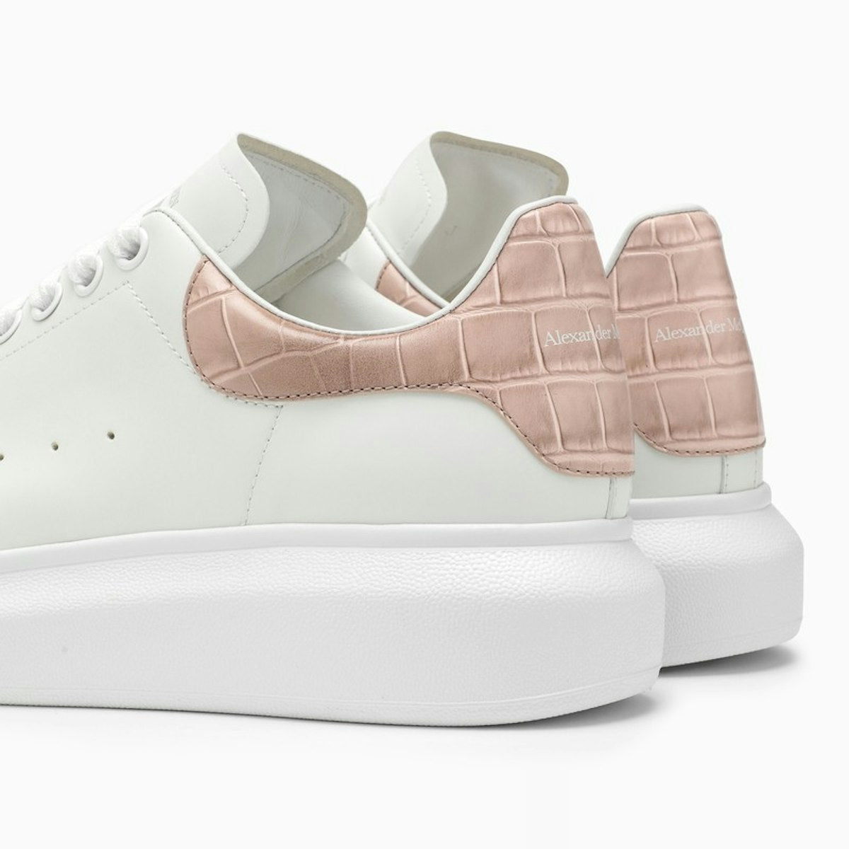 WHITE AND CLAY OVERSIZED SNEAKERS
