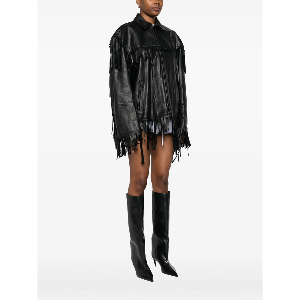 Balenciaga Black Jackets - Leather Jackets Women