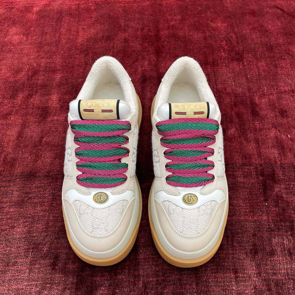 GG SCREENER LEATHER SNEAKERS