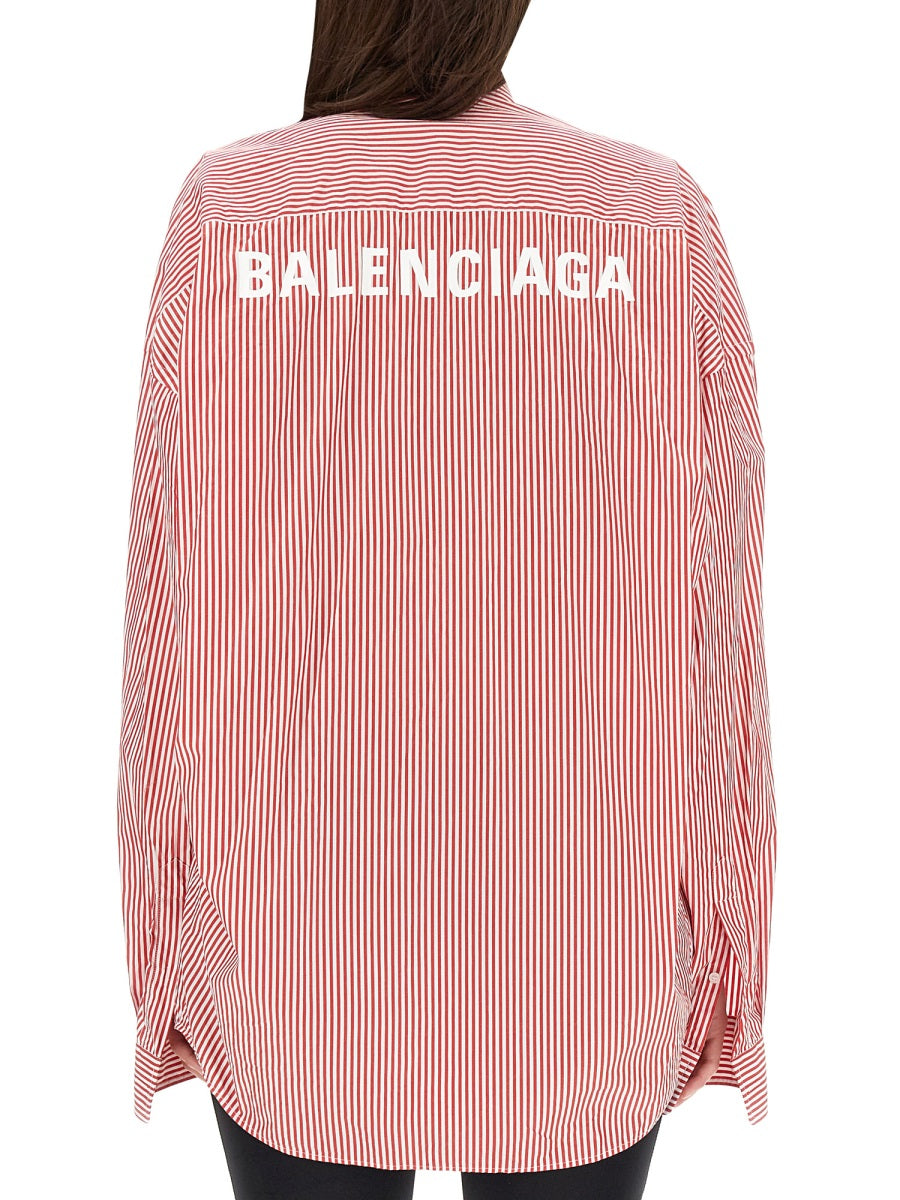 BALENCIAGA Oversized Logo Shirt for Women