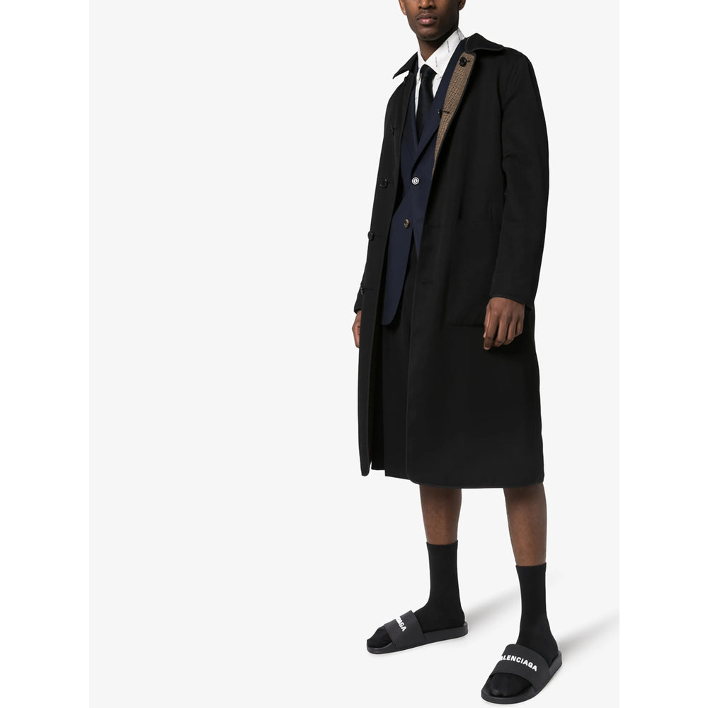 Balenciaga Black Flip-Flops & Slides Men