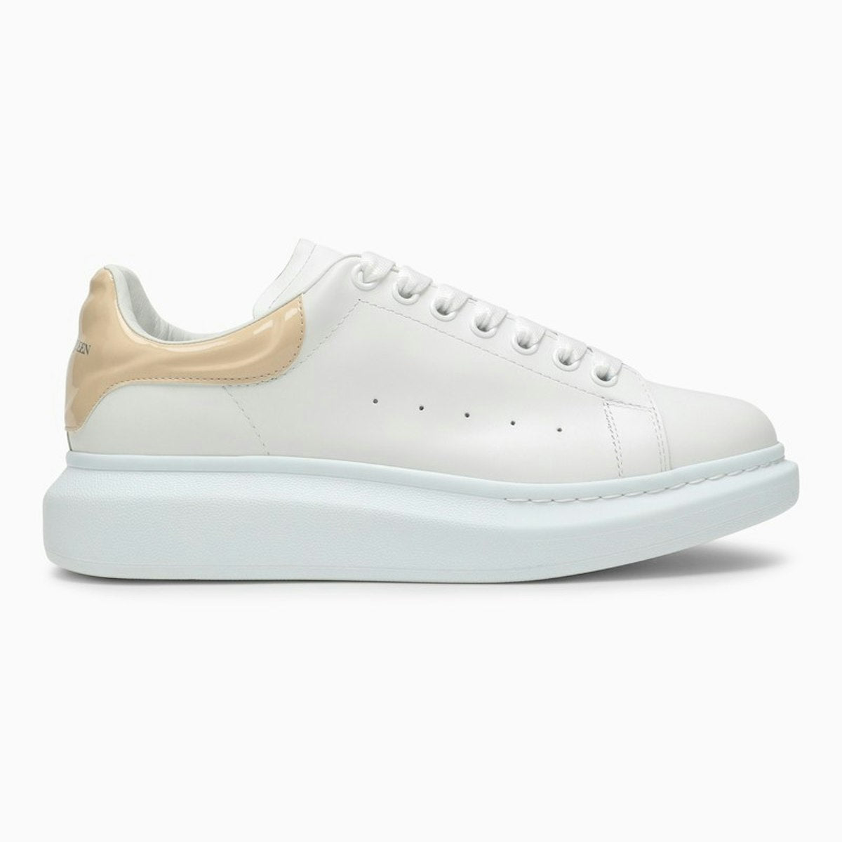 WHITE AND OYSTER OVERSIZED SNEAKERS