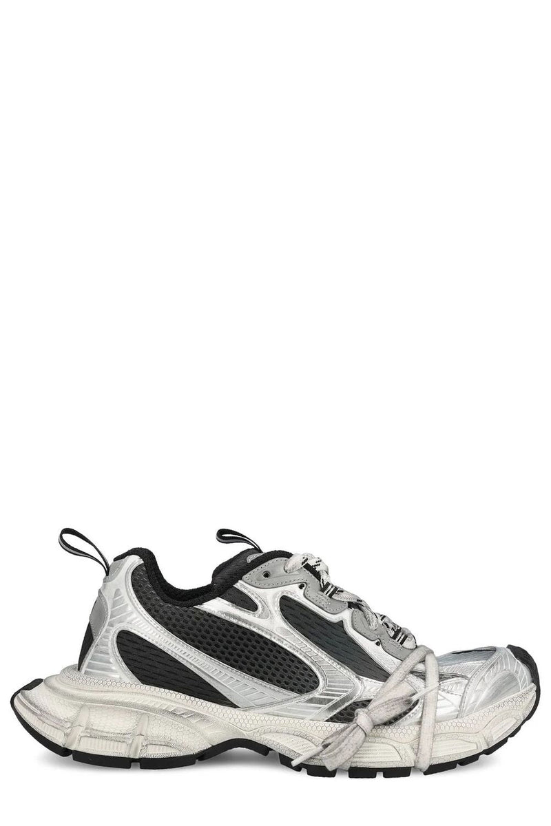 BALENCIAGA Men's Vintage Effect Low-Top Sneakers - 3XL