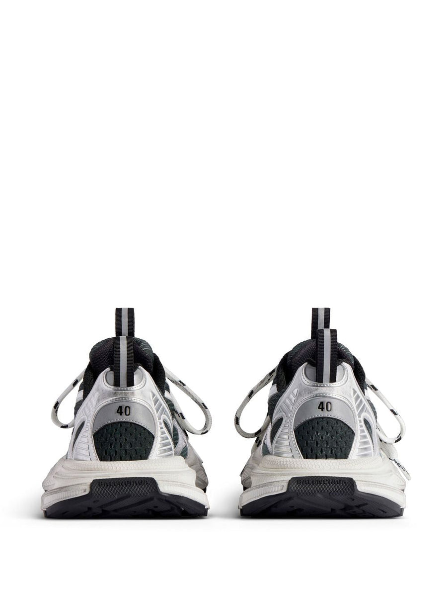 BALENCIAGA Men's Vintage Effect Low-Top Sneakers - 3XL
