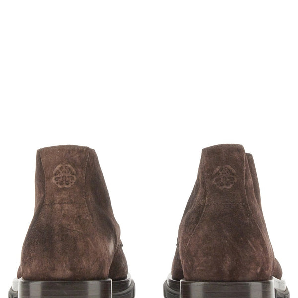 Alexander Mcqueen Men Suede Boot
