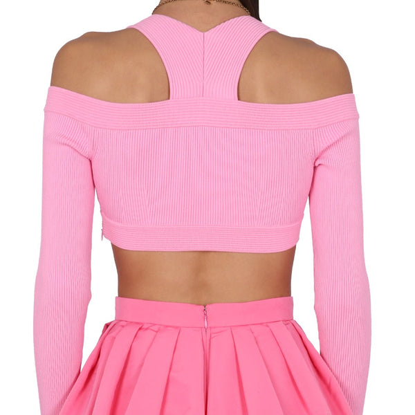 Alexander Mcqueen Women Cropped Shirt