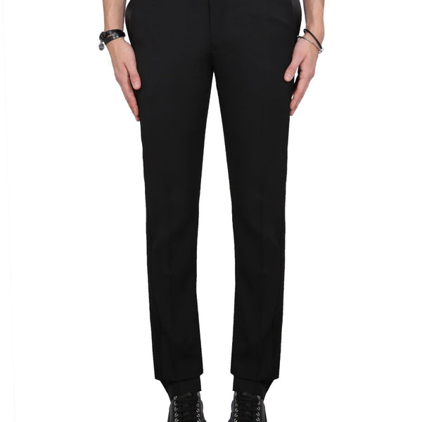 Alexander Mcqueen Men Wool Suit Pants