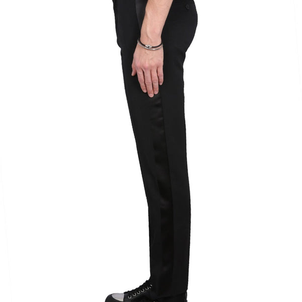 Alexander Mcqueen Men Wool Suit Pants