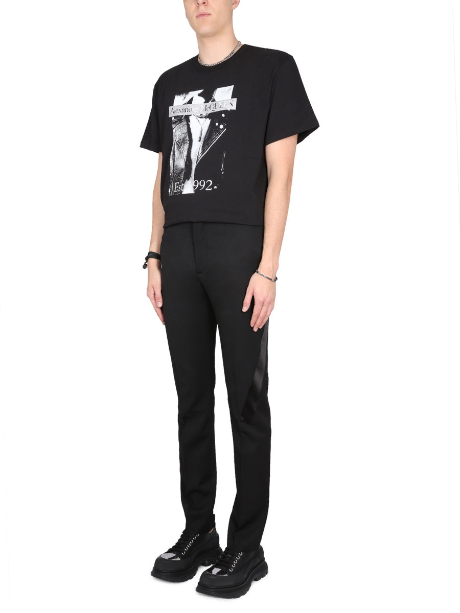 Alexander Mcqueen Men Virgin Wool Pants