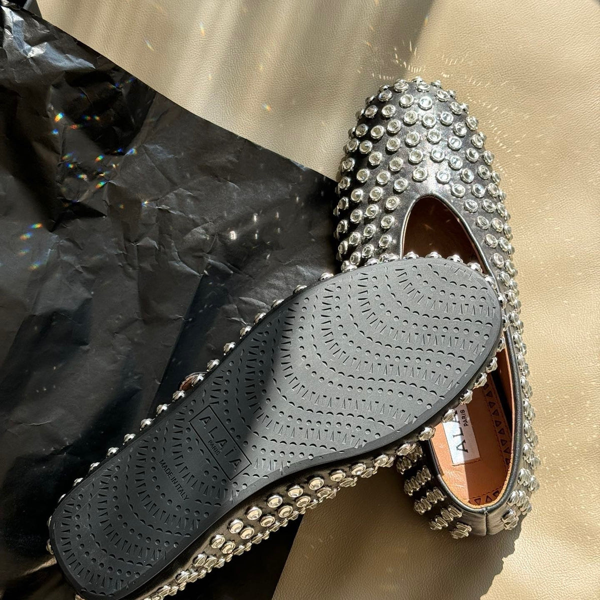 ALAIA BALLET FLATS
