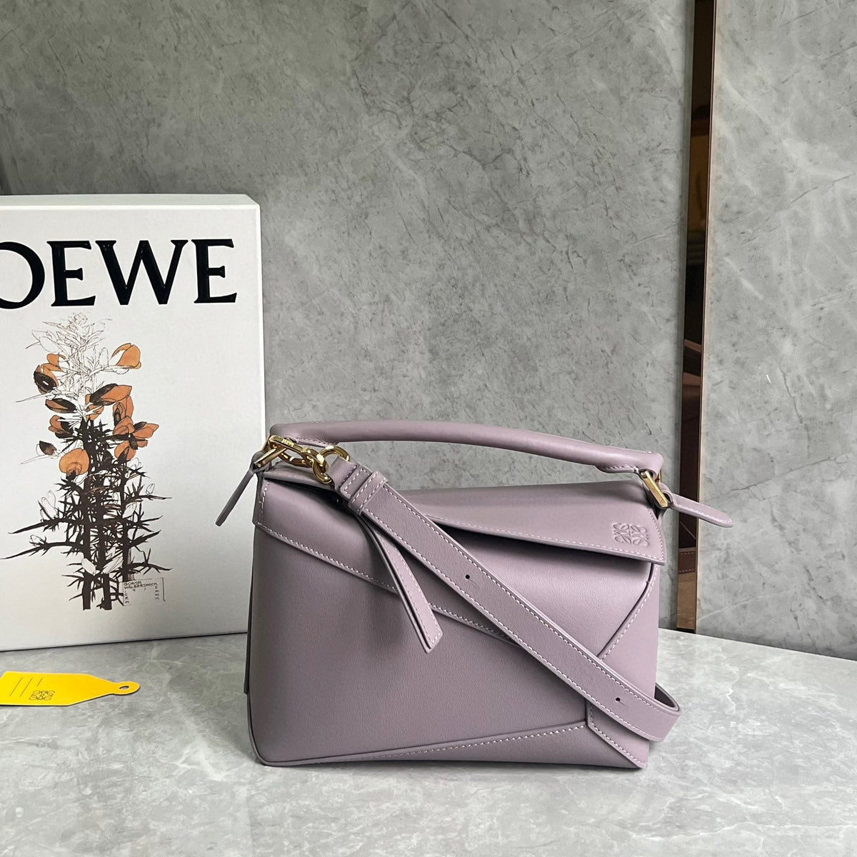 LOEW SMALL PUZZLE EDGE BAG