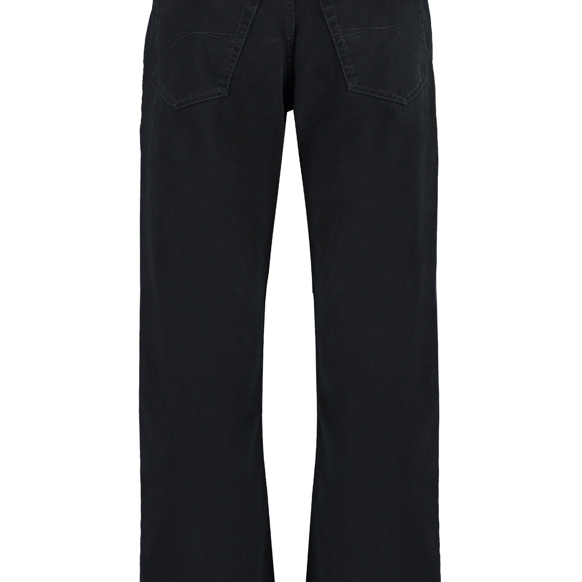 BALENCIAGA 5-Pocket Straight-Leg Distressed Jeans