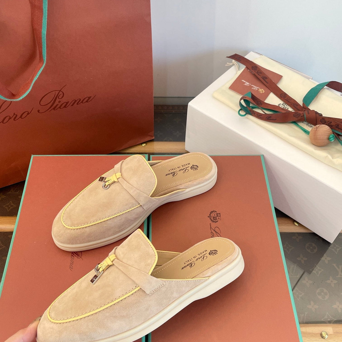LORO P SUMMER CHARMS LOAFERS