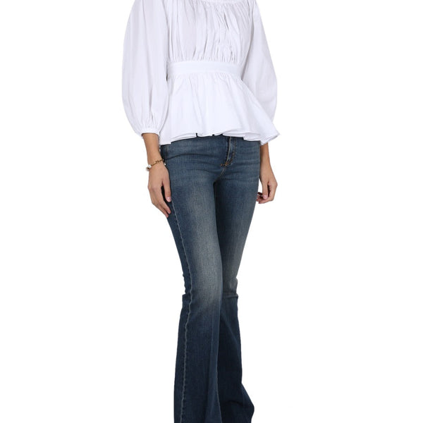 Alexander Mcqueen Women Cotton Poplin Top