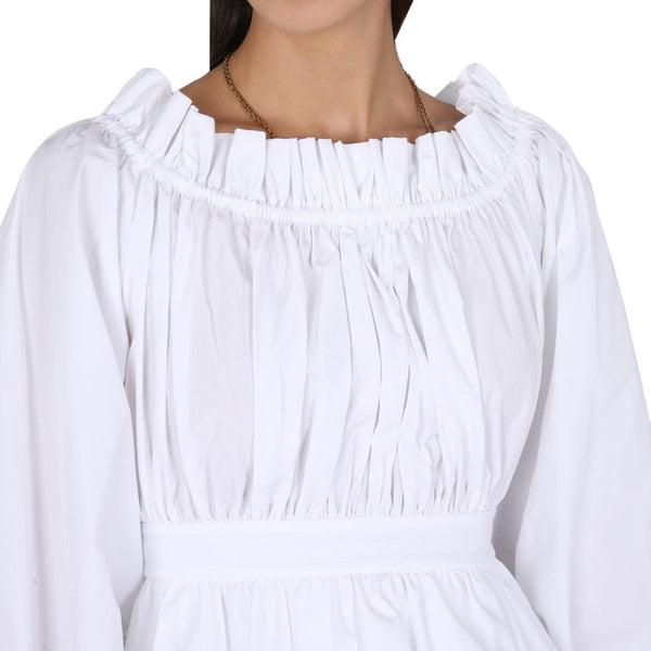 Alexander Mcqueen Women Cotton Poplin Top