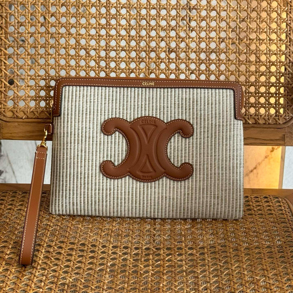 CEL SMALL POUCH WITH STRAP