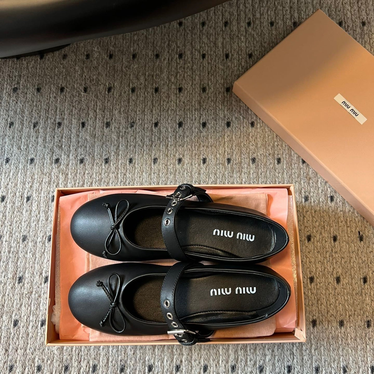 MIU M BALLERINA FLATS