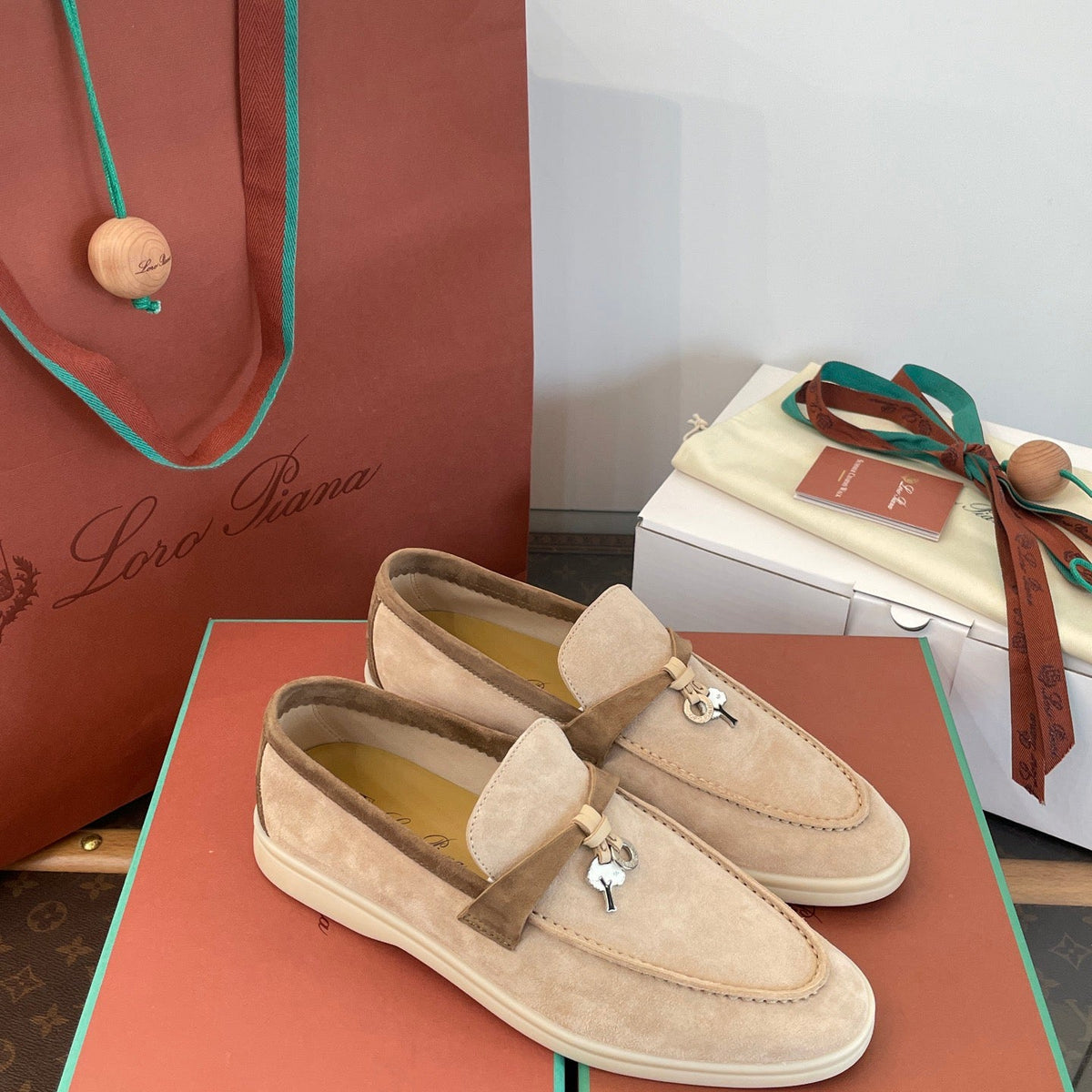 LORO P SUMMER CHARMS LOAFERS