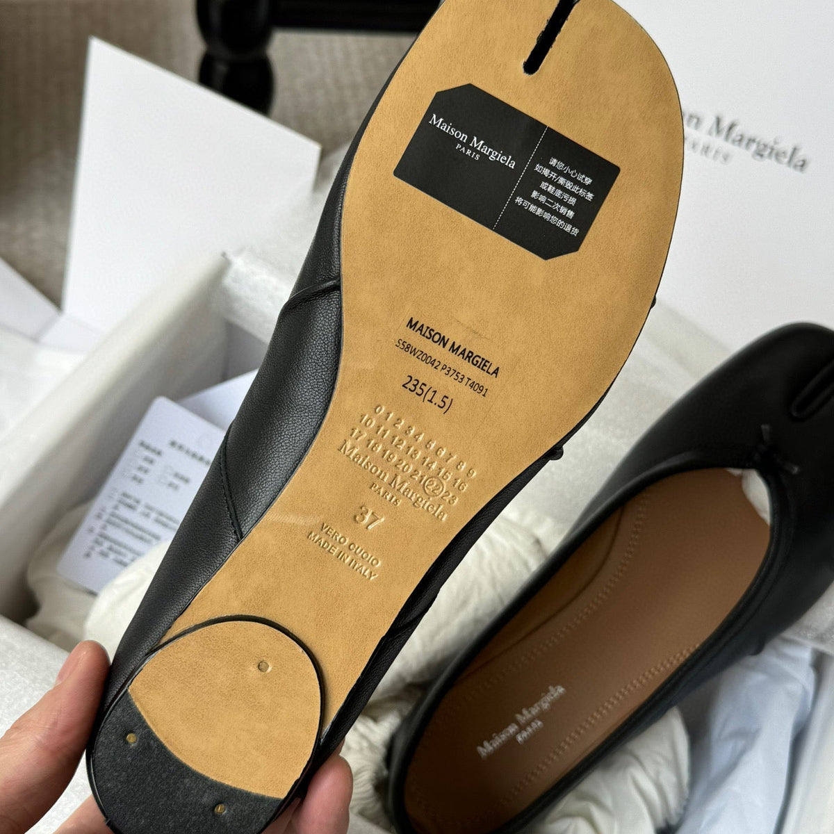 MAISON M TABI BALLET FLATS