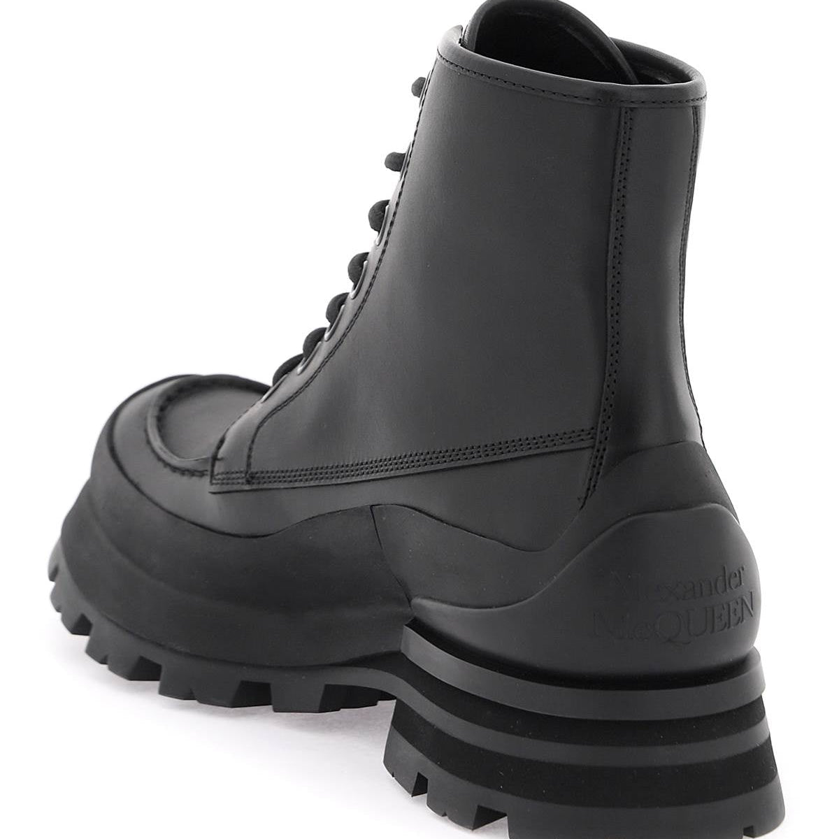 LEATHER ANKLE BOOTS