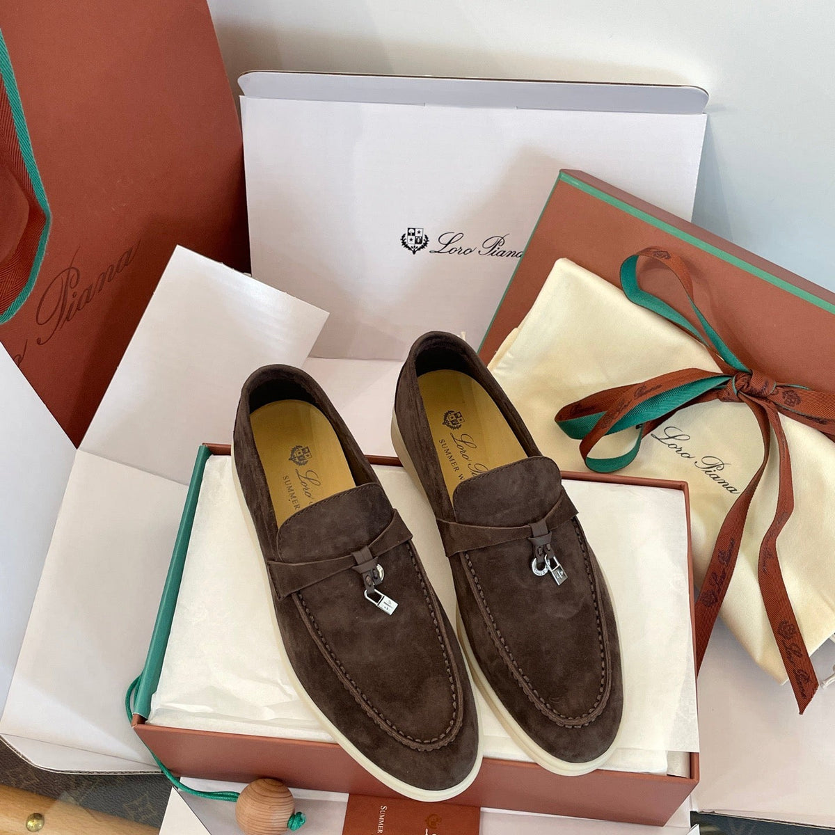 LORO P SUMMER CHARMS LOAFERS
