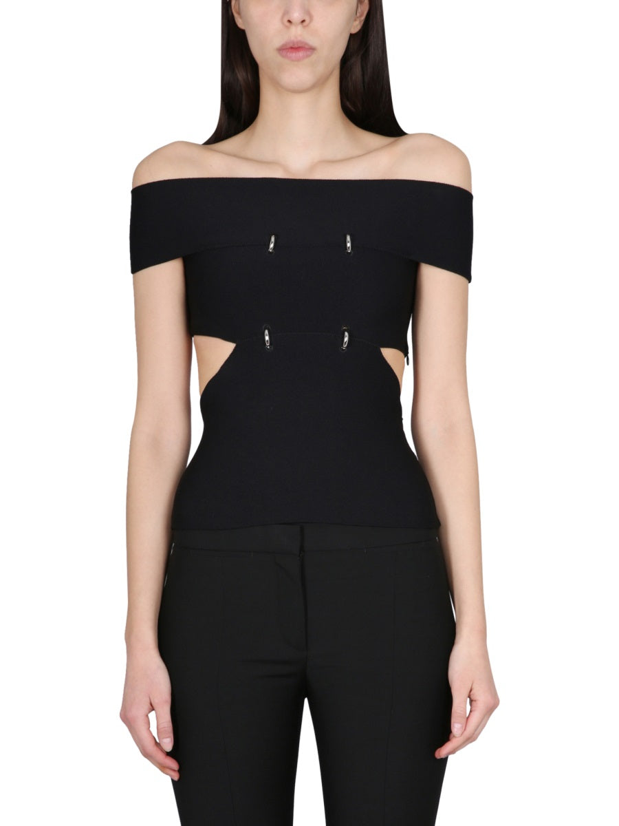 Alexander Mcqueen Women Top With Cut-Out Details