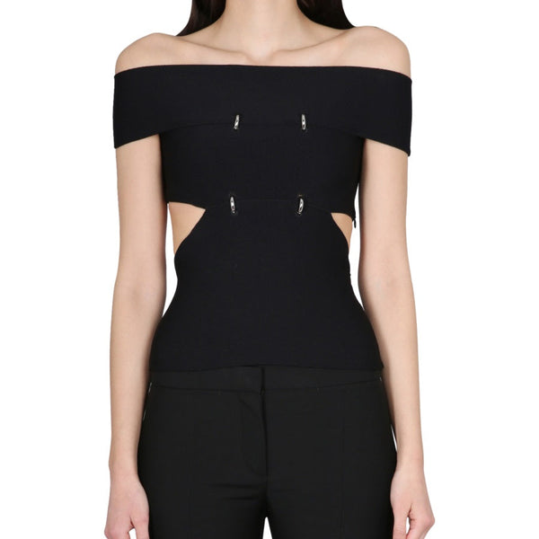 Alexander Mcqueen Women Top With Cut-Out Details