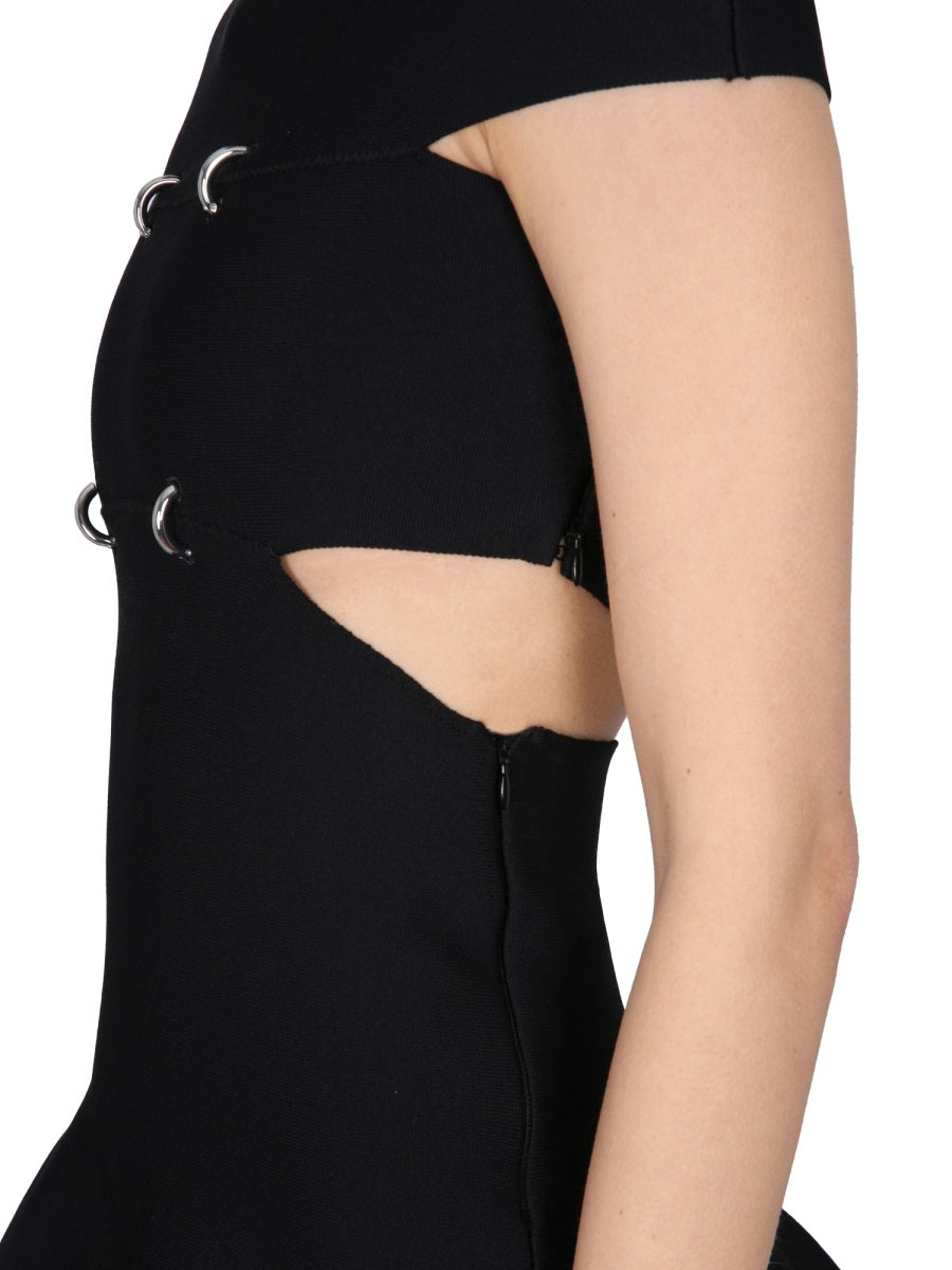 Alexander Mcqueen Women Mini Dress With Bare Shoulders