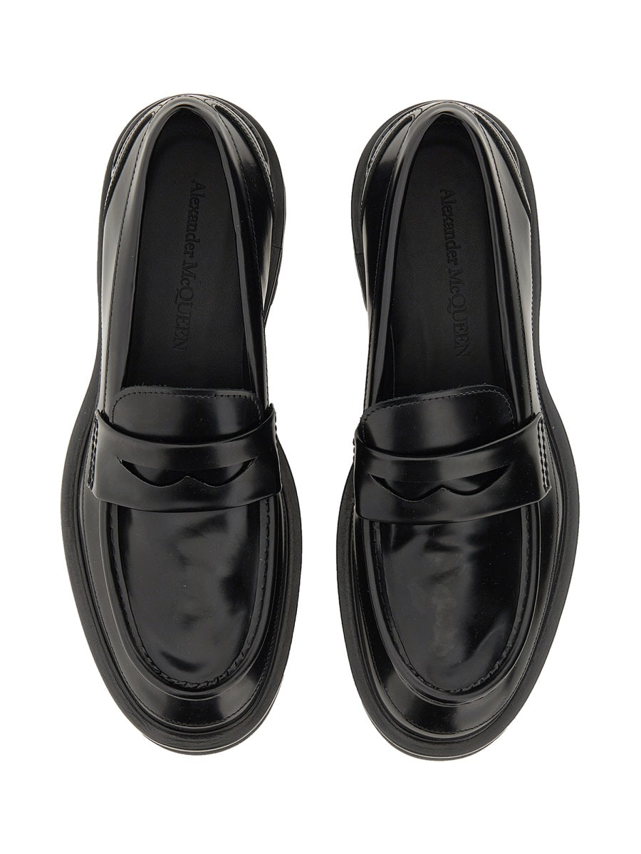 Alexander Mcqueen Men Leather Loafer