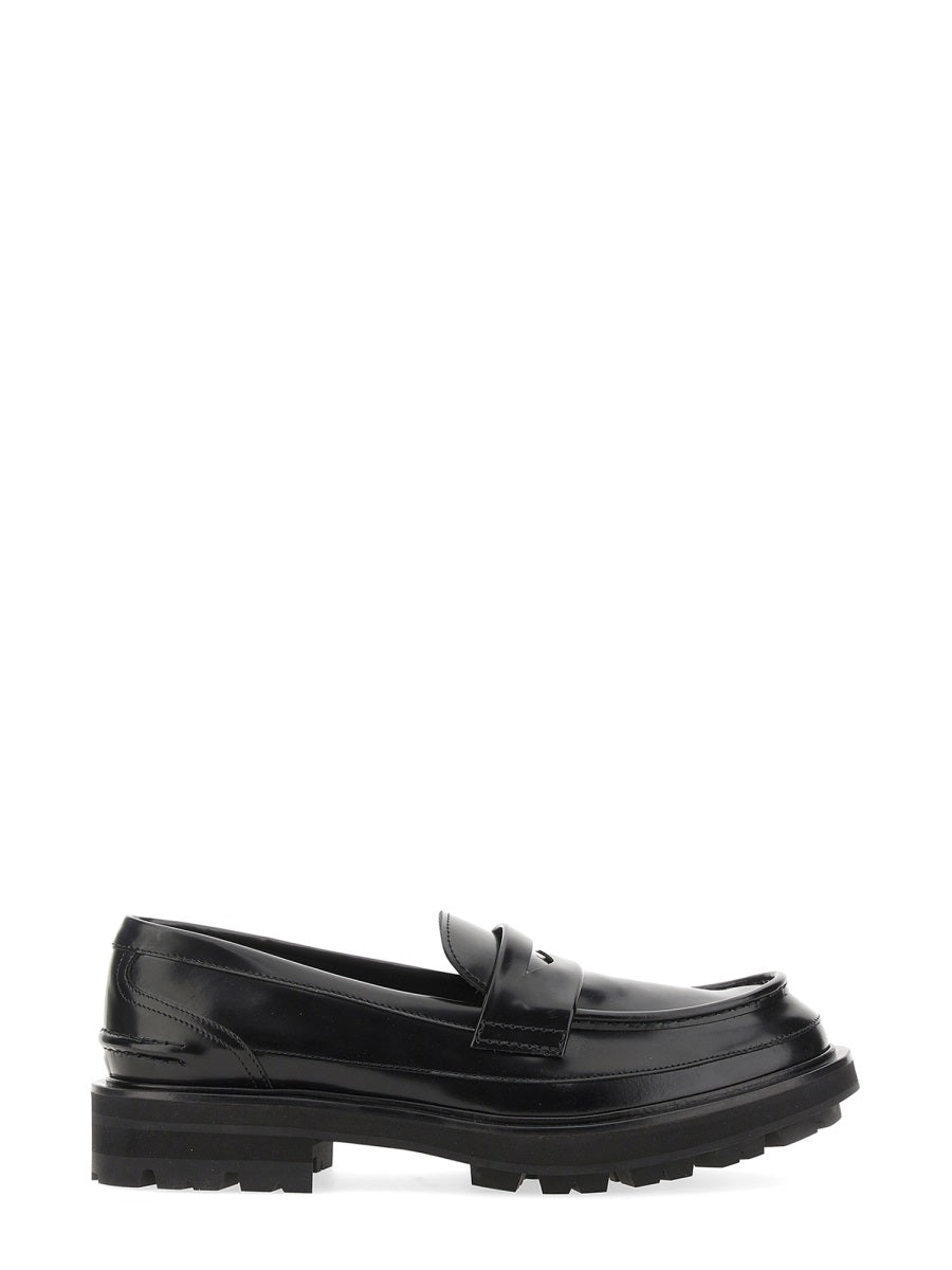 Alexander Mcqueen Men Leather Loafer