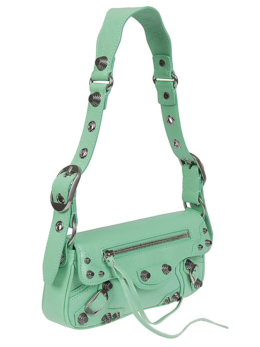 BALENCIAGA Mini Leather Shoulder Handbag
